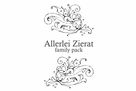 Allerlei Zierat Family: A Vintage Typeface Review