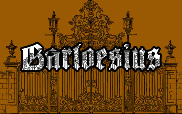 Barloesius: A Bold Blackletter Font for Web Headers