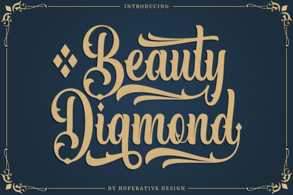 Beauty Diamond Font: Elevate Your Brand Identity