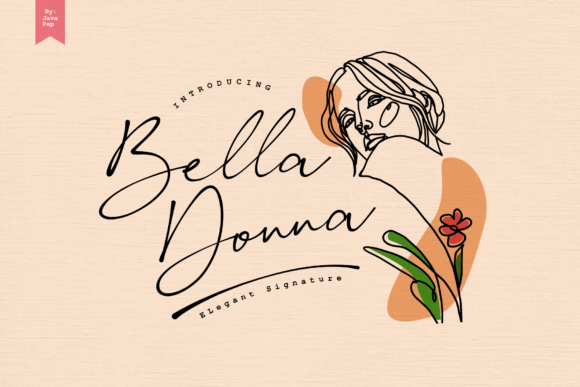 Bella Donna: A Delicate Handwritten Font for Editorial Design