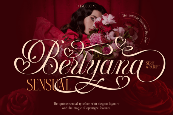 Berlyana Sensual: A Typeface for Editorial Elegance