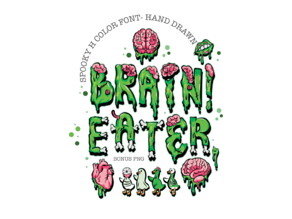 Brain Eater: A Spooky Display Font for Editorial Design