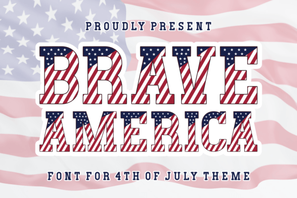 Brave America: A Bold Typeface for Editorial Design
