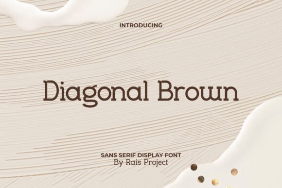 Diagonal Brown: A Typewriter Sans Serif Font for Web Design