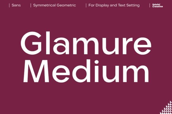 Glamure Medium: A Refined Sans Serif for Editorial Design