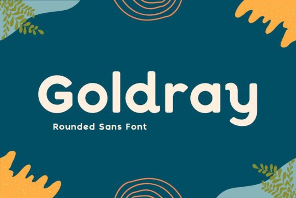 Goldray: A Rounded Sans Serif Font for Bold Campaigns