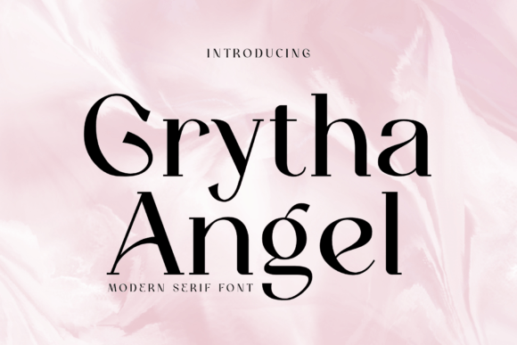 Grytha Angel Typeface for Chic Branding
