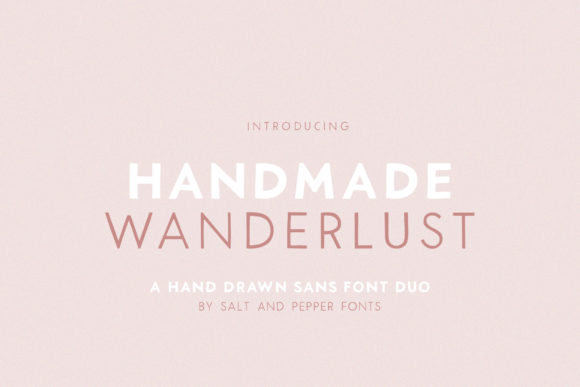 Handmade Wanderlust Duo Font Review