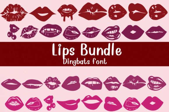 Lips Bundle Font: A Playful Typeface for Bold Branding