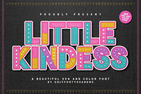Little Kindess: A Playful Color Font for Marketers