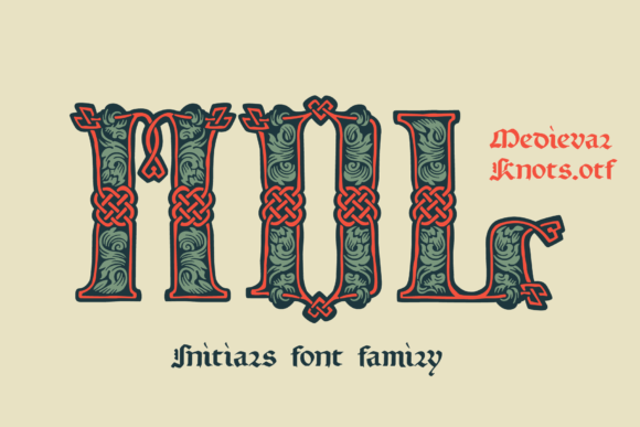 Medieval Knots: A Blackletter Font for Digital Design