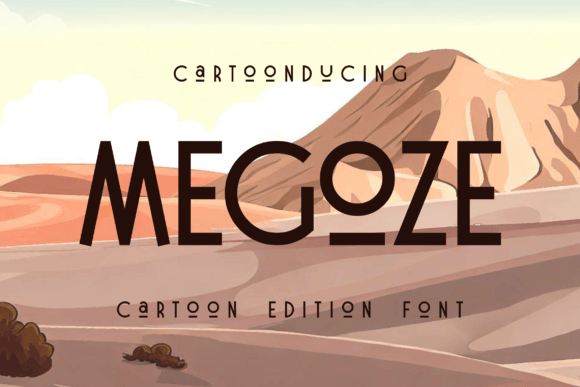 Megoze: A Playful Decorative Font for Editorial Design