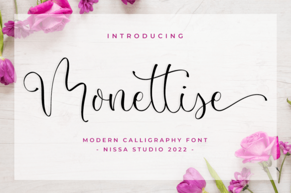 Monettise: A Script Font for Elegant Campaigns