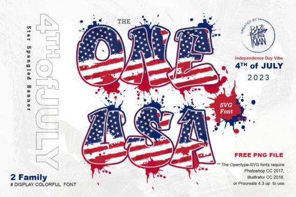 One Usa Font: Bold Branding for Patriotic Designs