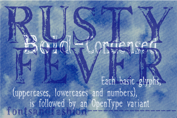 Rusty Fever: A Slab Serif Font for Bold Branding