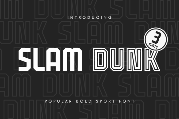 Slam Dunk: A Bold Sans Serif Font for Branding