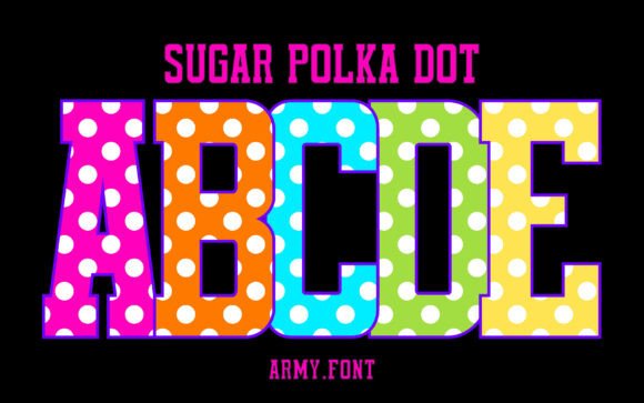 Sugar Polka Dot: A Vibrant Typeface for Marketers