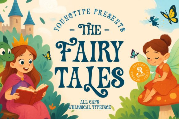 The Fairy Tales Typeface: A Whimsical Serif for Branding