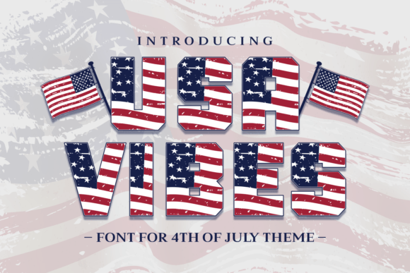 Usa Vibes: A Color Typeface for Bold Branding