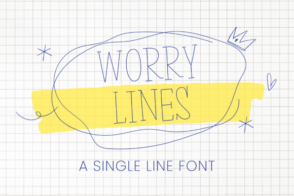 Worry Line Font: A Minimal Serif for Modern Branding