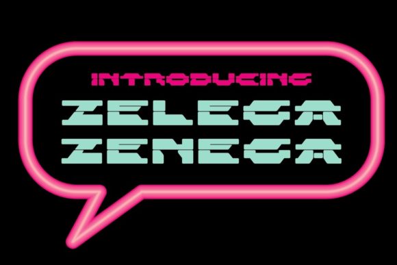 Zelega Zenega: A Futuristic Font for Web Design